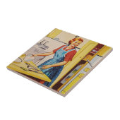 60sレディーインザキッチンlレトロ タイル (側面)