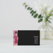 60sレトロのひよこ 名刺 (スタンド正面)