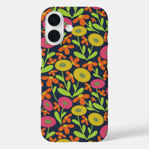 60sレトロサマーネオン iPhone 16ケース
