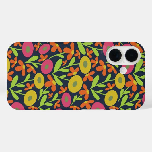 60sレトロサマーネオン Case-Mate iPhoneケース (裏面 (横))