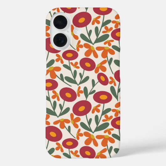 60sレトロサマーホワイト Case-Mate iPhoneケース (裏面)