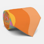 60sレトロタイダイ70sヒッピー ネクタイ (ロール)