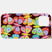 60s蝶iPhone | Butterfly iPhone Case-Mate Case-Mate iPhoneケース (裏面 (横))
