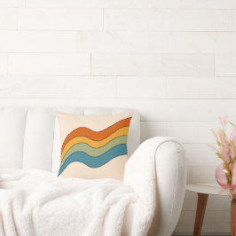 60s 70sレトロストライプ クッション