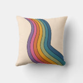 60s 70sレトロストライプ クッション (裏面)