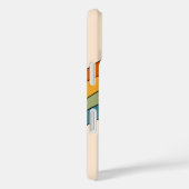 60s 70sレトロストライプ Case-Mate iPhoneケース (裏面 / 右)