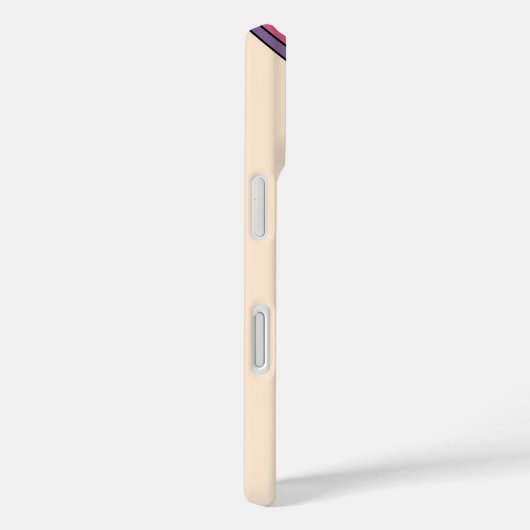 60s 70sレトロストライプ Case-Mate iPhoneケース (裏面 / 右)