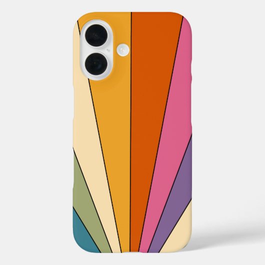 60s 70sレトロストライプCase-Mate iPhoneケース Case-Mate iPhoneケース (裏面)