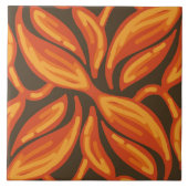 60s 70sレトロ模様のセラミックタイル タイル (正面)