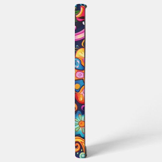 60s 70s Hippy Hippie Psychedelic Samsung Galaxyケース (左側面)