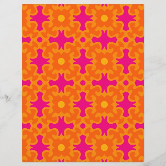 60s 70s retro mod paper print (裏面)