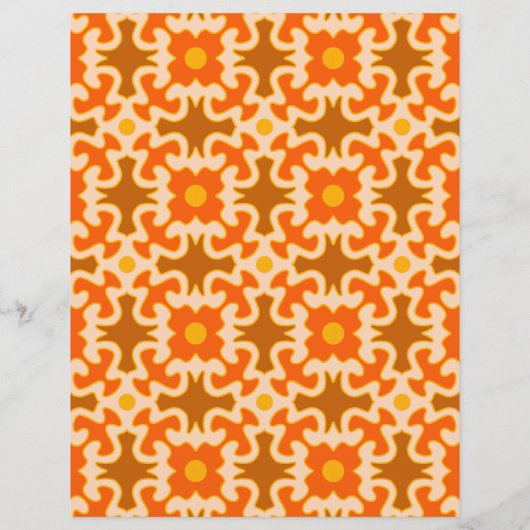 60s 70s retro mod paper print (裏面)