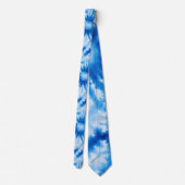 60s Hippie Blue Tie Dye Retro Necktie ネクタイ (裏面)