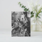 60's Milkshake女の子はがき ポストカード (スタンド正面)