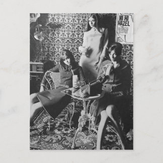 60's Milkshake女の子はがき ポストカード