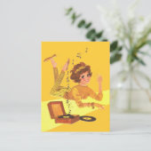 60's Music Girl ポストカード (スタンド正面)