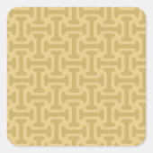 60s Paper Pattern スクエアシール (正面)