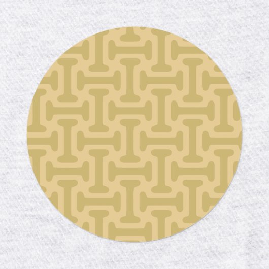 60s Paper Pattern ラベル (デザイン2)