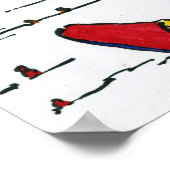 60s Peter Maxスタイルシューズウィンドウ表示ポスター ポスター (角)