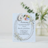 60thの写真結婚ダイヤモンドの青い招待状 (スタンド正面)