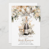 60thエレガントサプライズ誕生日パーティー 招待状 (正面/裏面)