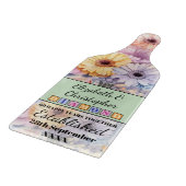 60thダイヤモンド周年記念フローラグリーン カッティングボード (角)