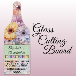 60thダイヤモンド周年記念フローラグリーン カッティングボード