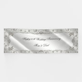 60thダイヤモンド結婚の記念日 横断幕 (横)