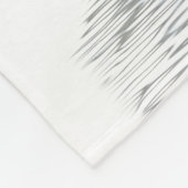 60thダイヤモンド記念日の白鳥の恋 フリースブランケット (角)