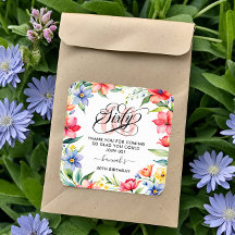 60thバースデーパーティー水の色フローラ