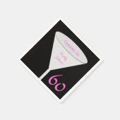 60thバースデーパーティー紙ナプキンス スタンダードカクテルナプキン (角)