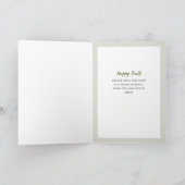 60thパーソナライズされたマウンテンシーニック誕生日カード カード (内部)