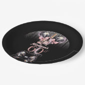 60thパーソナライズされた誕生日ラグジュアリーシャンパン ペーパープレート (アングル)