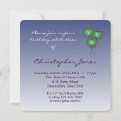 60thブルーバルーン招待状 招待状 (裏面)