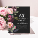 60th予算誕生日ムーディフローラ招待状 チラシ<br><div class="desc">豊祝かなブルゴーニュと赤面の花模様を含む60歳のモダン誕生日のmoody招待状であなたのマイルストーン。このエレガントデザインは、深い、ドラマチックなトーンとソフトでロマンチックなアクセントを融合し、洗練された魅力的な雰囲気を設定するのに最適。印象的なフローラの配置は、贅沢のtouchを追加し、レイアウトコンテンポラリーは保、洗練さスタイリッシュれている。夕べやフォーマルお祝いに理想的な、この招待は永遠の美しいの本質を捉え祝、40歳の誕生日が恵み、スタイルと魅力を持つことを確かなものにする。</div>