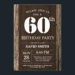 60th素朴誕生日招待状ヴィンテージウッド 招待状<br><div class="desc">60素朴番目の誕生日の素朴招待状（木材）ヴィンテージレトロ国。大人誕生日。男性または女性誕生日。キッズボーイまたはガールレディ10代のティーンエイジ招待状。13日15日18日20日21日30日50日70日80日90日100日。任意の年齢さらにカスタマイクリックズを行う場合はカスタマイズ、「IT」ボタンをクリックし、このテンプレートを変更するために当社のデザインツールを使用する。</div>