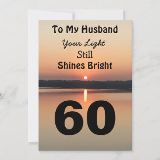 60th誕生日のために私の夫の黒い金ゴールドの日の出