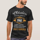 60th誕生日クラシコスペインの誕生日 tシャツ (正面)