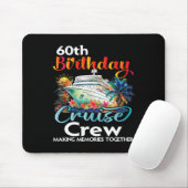 60th誕生日クルーズクルーズフレンズファミリーバケーション マウスパッド (マウス)