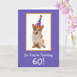 60th誕生日コルギお祝い カード