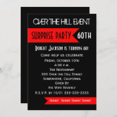 60th誕生日パーティーへの招待 招待状 (正面/裏面)