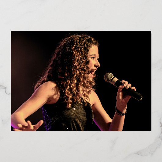 60th誕生日パーティー金ゴールド赤ピンクの洗剤 箔招待状 (裏面)