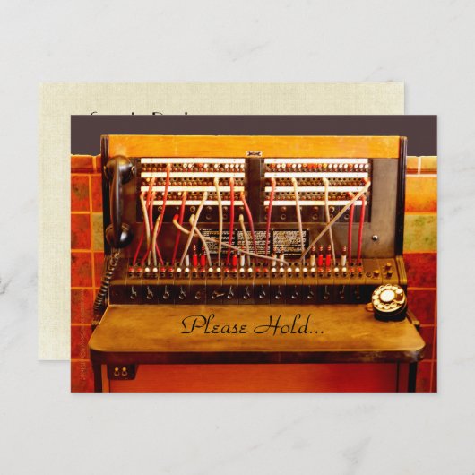 60th誕生日パーティー電話を保存する 案内ポストカード (正面/裏面)