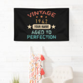 60th誕生日パーティー1962あなたの名前を追加 横断幕 (インサイチュ)