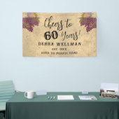 60th誕生日応援から60年Vineyard誕生日 横断幕 (トレードショー)