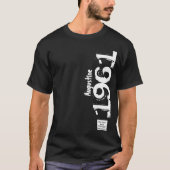 60th誕生日1961名前レジェンドヴィンテージ 動揺して tシャツ (正面)