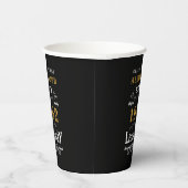 60th誕生日1962黒金ゴールド追加ネームレトロ 紙コップ (右)