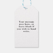 60th誕生日1963名前の追加レジェンダリーブラック金ゴールド ギフトタグ (裏面)