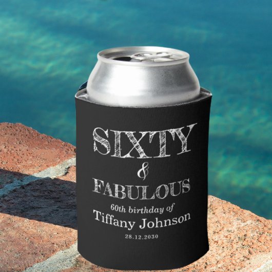 60th誕生日 おもしろい 缶クーラー
