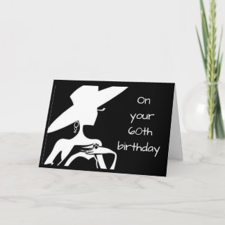 **60th**誕生日で素敵なカード カード